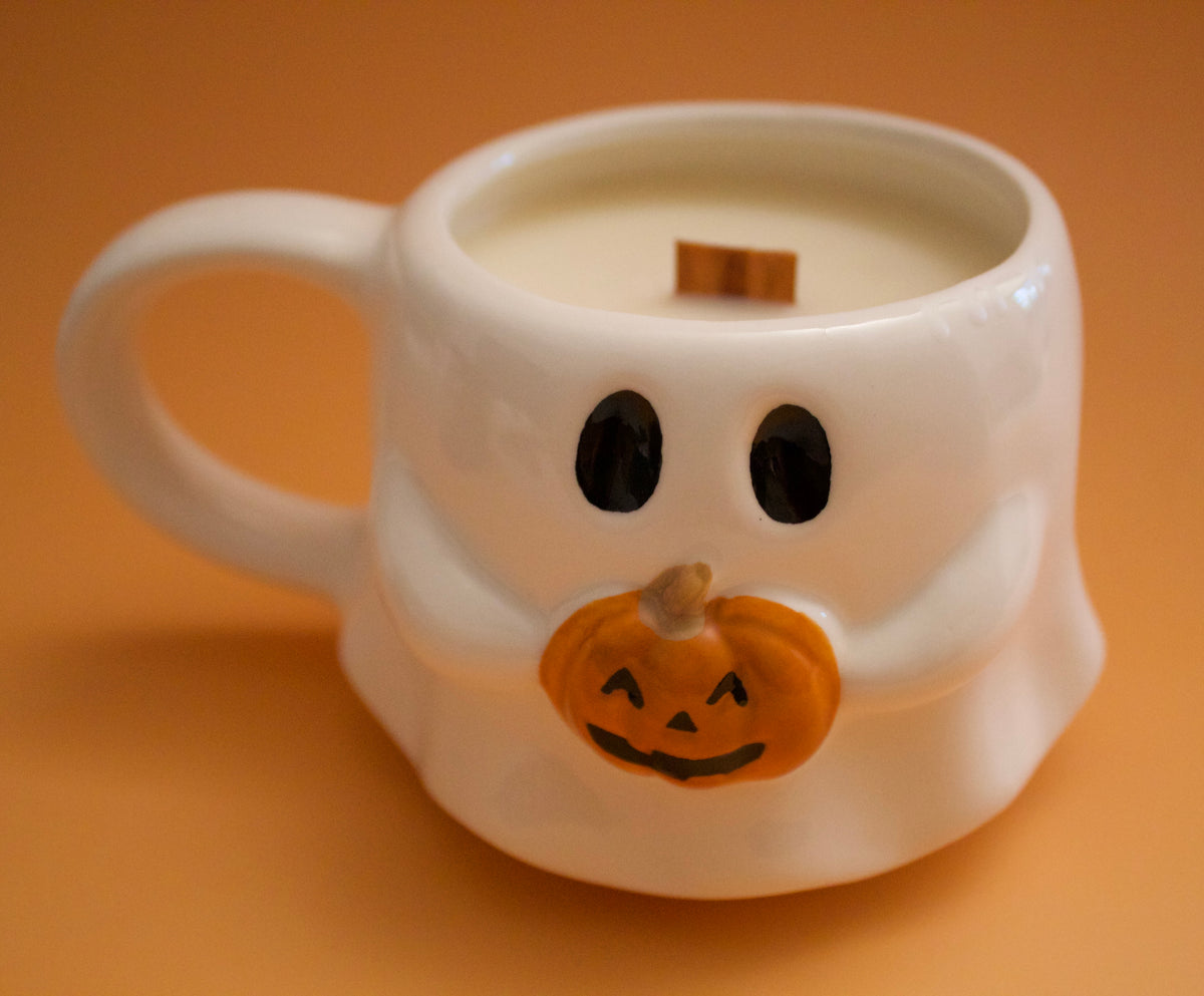 Pumpkin Ghost Mug